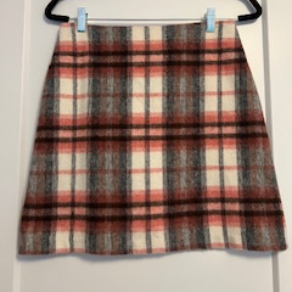 M&S plaid mini skirt